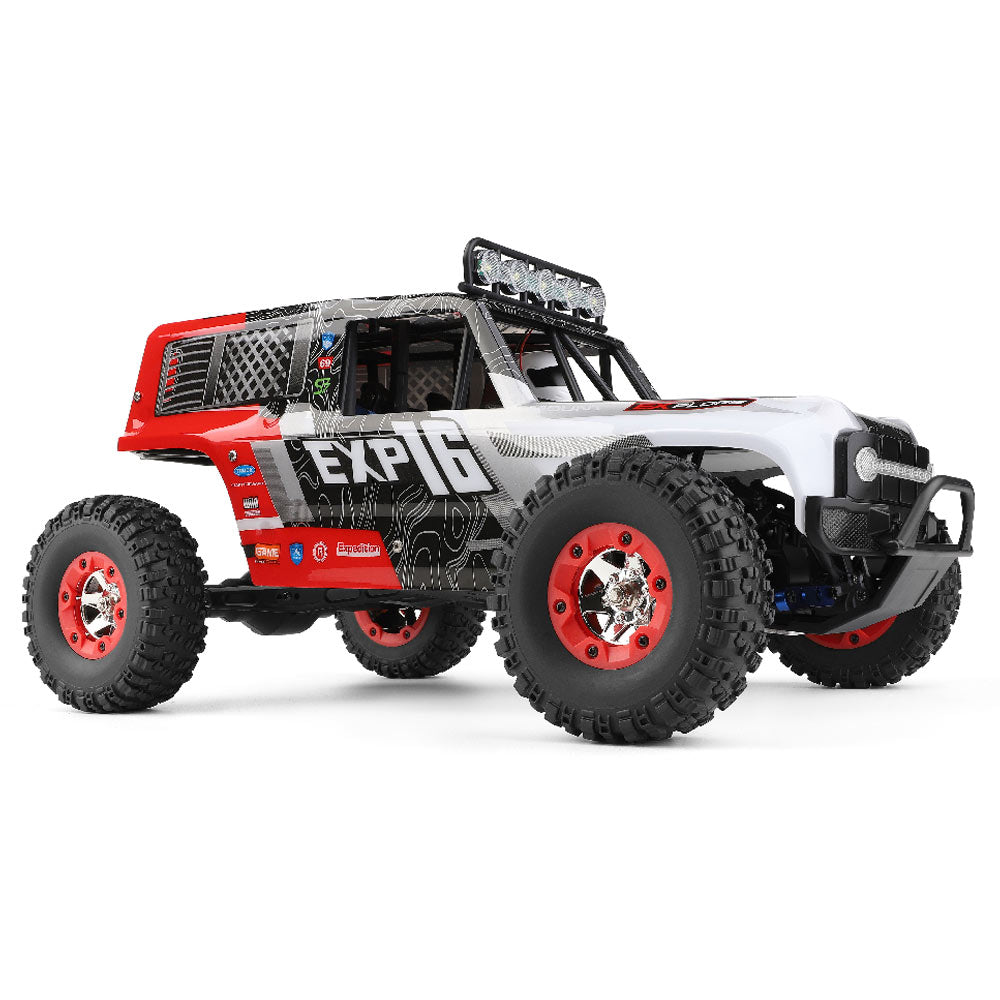 سيارة WLTech Wrangler 124006 1/12 45 كم/ساعة 4WD RC Crawler RTR / مصابيح LED