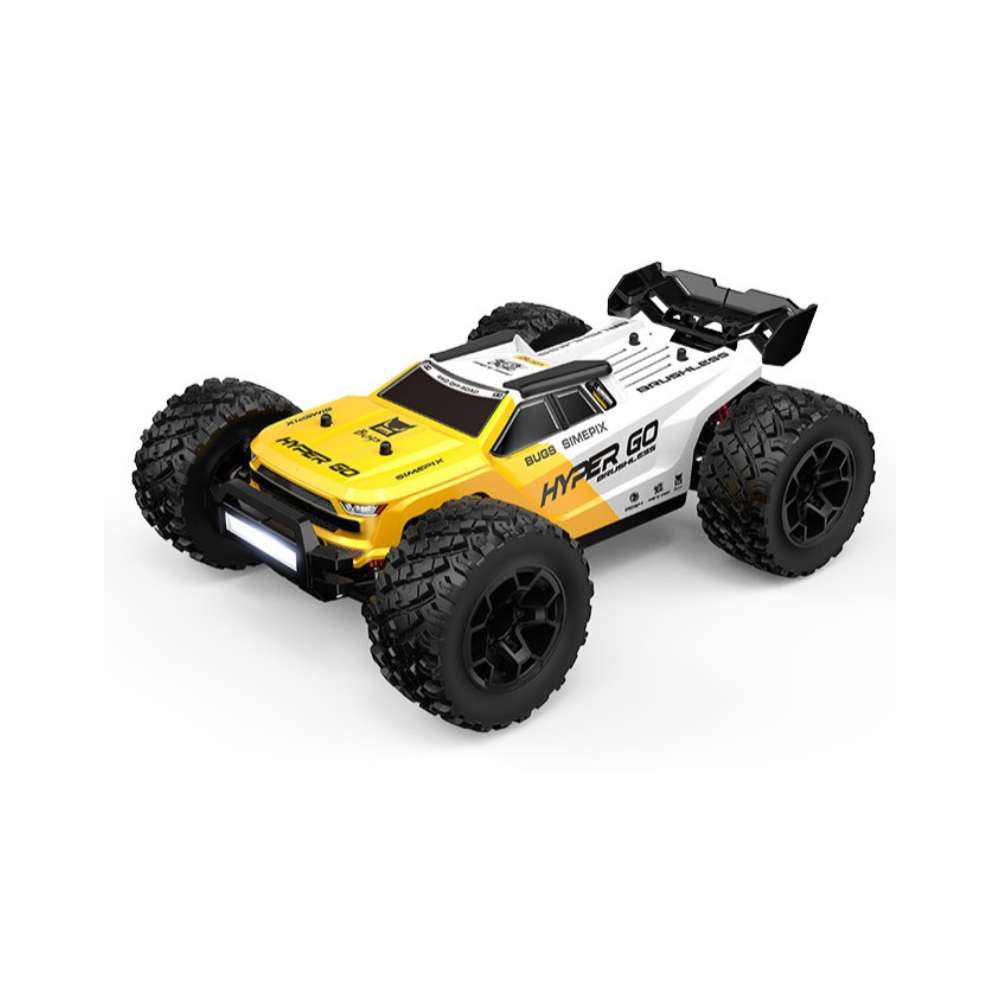 شاحنة MJX Hyper Go 14207 1/14 4WD بدون فرشاة تعمل بالتحكم عن بعد بسرعة 53 كم/ساعة - هيكل من قطعتين