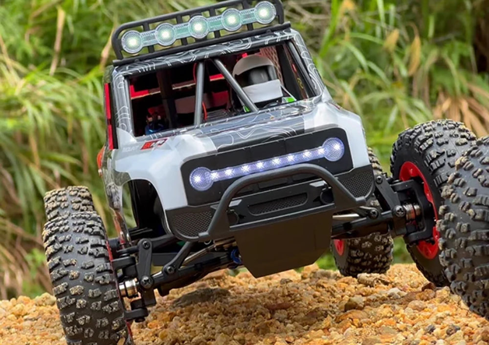 سيارة WLTech Wrangler 124006 1/12 45 كم/ساعة 4WD RC Crawler RTR / مصابيح LED