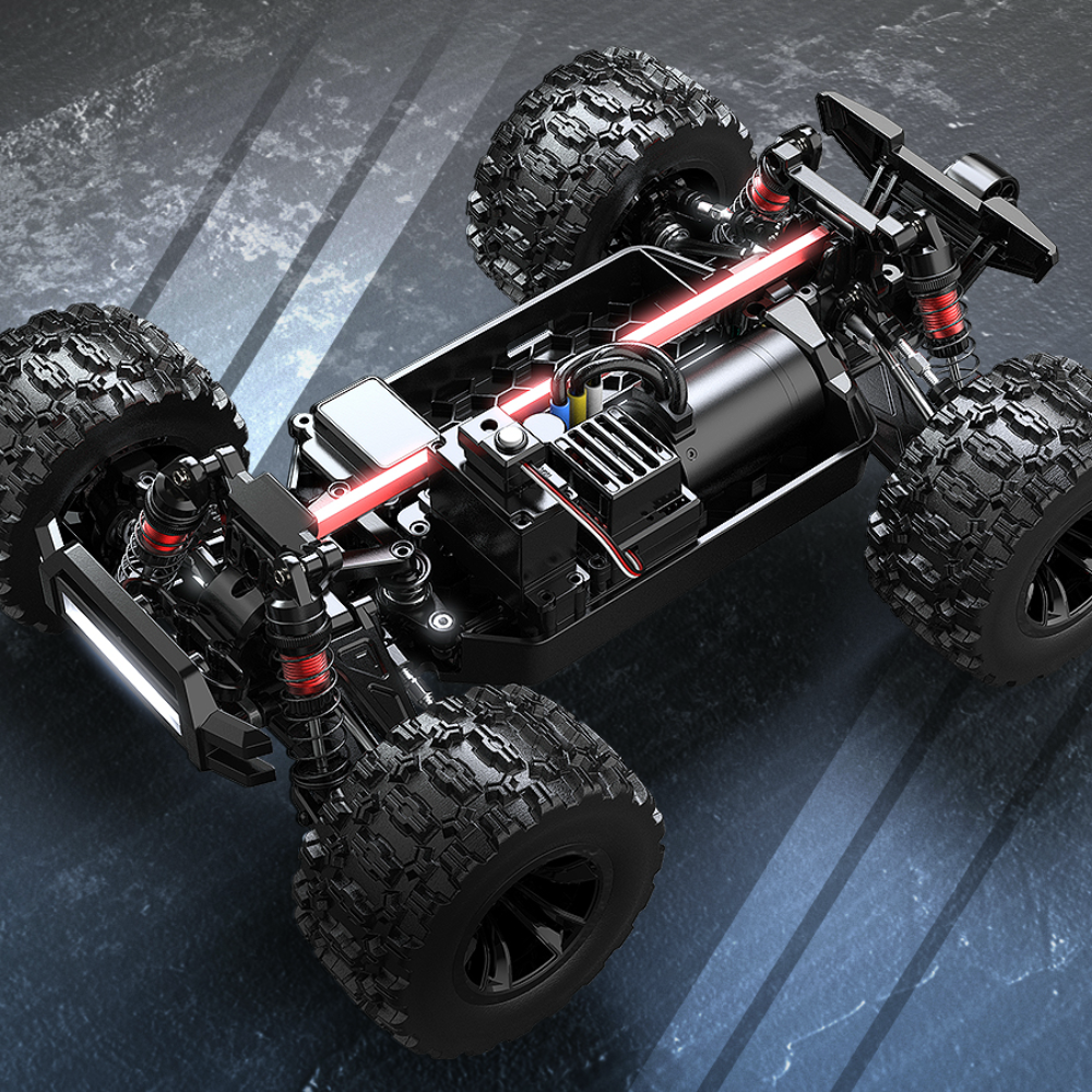 شاحنة Hyper Go 14208 1/14 4WD بدون فرشاة تعمل بالتحكم عن بعد بسرعة 41 كم/ساعة (25 ميلاً في الساعة) بقوة 2 ثانية