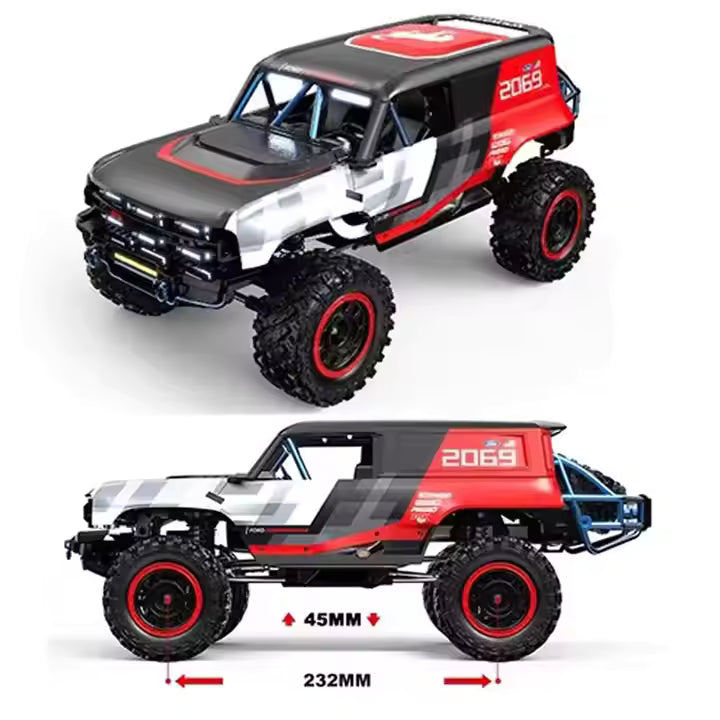 سيارة فورد برونكو كراولر مرخصة بمقياس 1/12 من MJX H12P Hyper Go