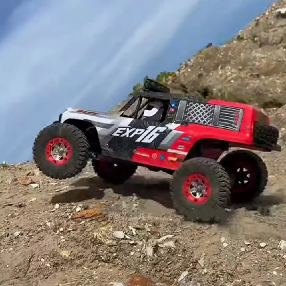 سيارة WLTech Wrangler 124006 1/12 45 كم/ساعة 4WD RC Crawler RTR / مصابيح LED