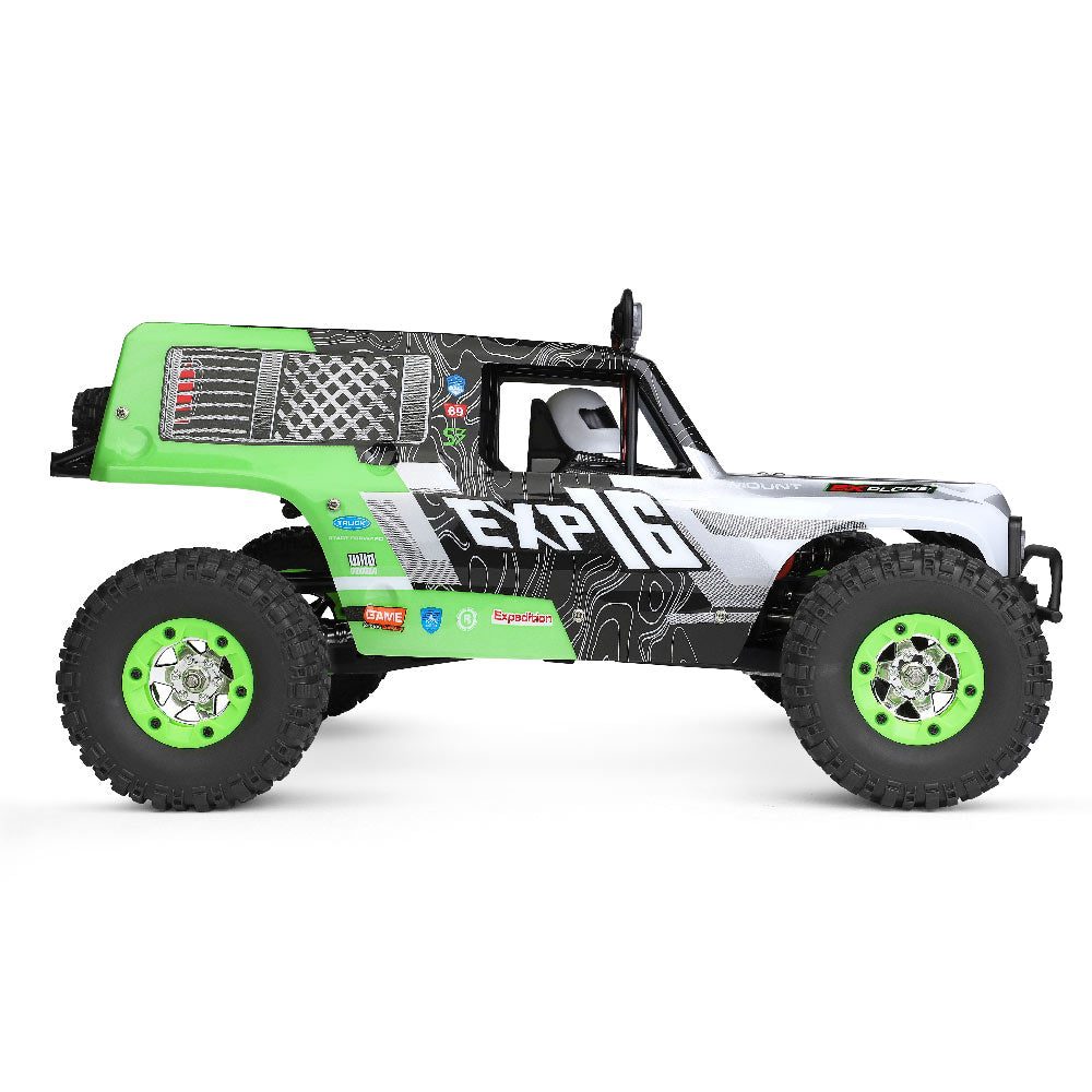 سيارة WLTech Wrangler 124006 1/12 45 كم/ساعة 4WD RC Crawler RTR / مصابيح LED