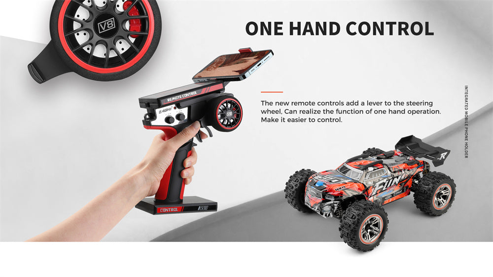 WLTech 184008 RTR 1/18 2.4G 4WD 60 كم/ساعة