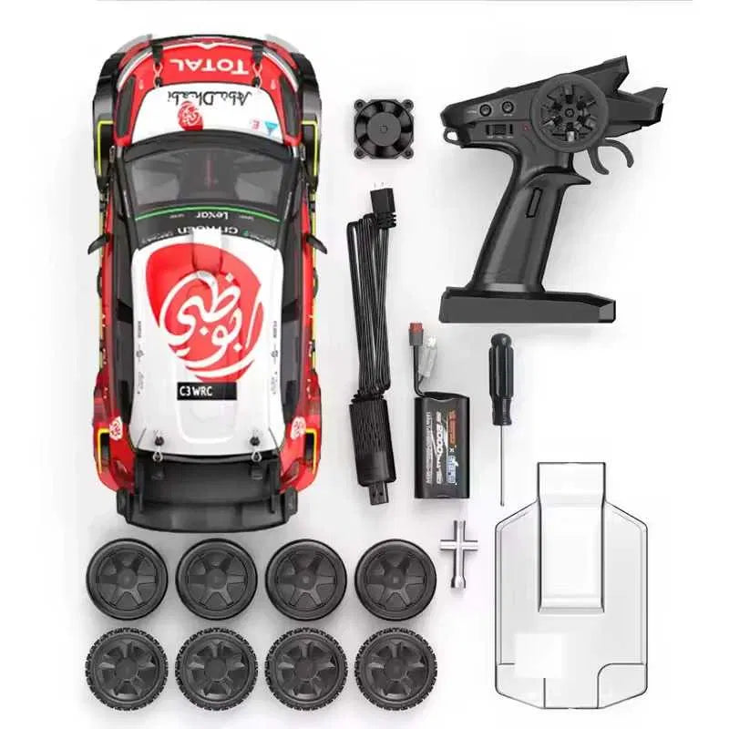 MJX Hyper Go 14303 مرخصة سيارة سيتروين C3 WRC بسرعة 65 كم/ساعة